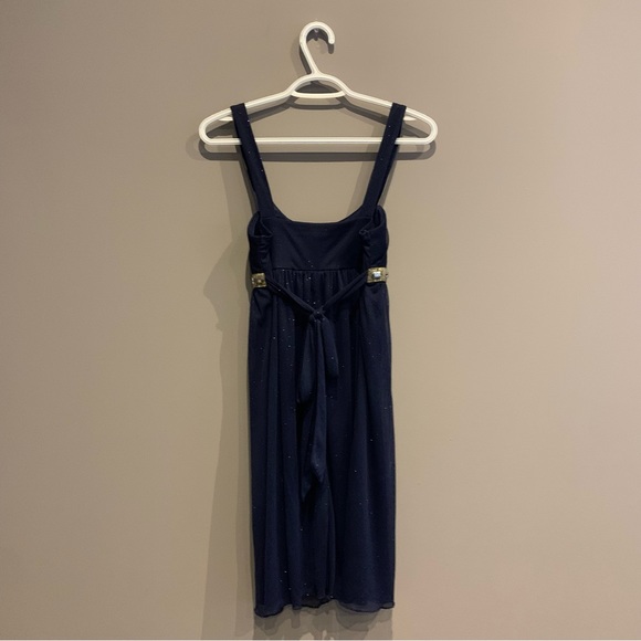 City Studio Small Blue Shimmery Dress - Picture 4 of 11